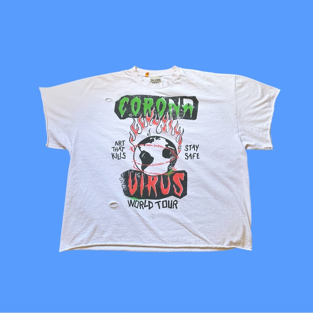 Gallery Dept. Corona Virus Art That Kills Crop Shirt